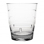 Olympia Kristallon Polycarbonate Ringed Tumbler Clear 285ml (Pack of 6)