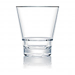 Steelite Capella Stack Clear Short Double Rocks 414ml (Pack of 12)