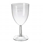 eGreen Polystyrene Wine Glasses 200ml CE Marked at 175ml (Pack of 48)