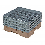 Cambro Camrack Beige 25 Compartments Max Glass Height 215mm