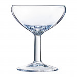 Olympia Curved Cocktail Glasses 340ml Gunmetal