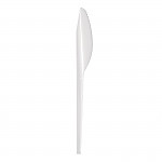 Fiesta Recyclable Plastic Knives White (Pack of 100)