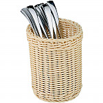 APS Polypropylene Round Rattan Basket