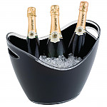 APS Black Acrylic Wine And Champagne Bucket