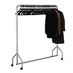 Metal Garment Rail with Hangers