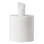 Jantex Centrefeed White Rolls 1-Ply 288m (Pack of 6)