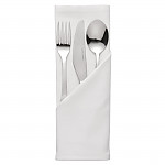 Occasions Polyester Napkins White (Pack of 10)