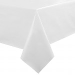 White PVC Table Cloth 54in