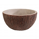 APS Coconut Bowl Concrete 230mm 2200ml (Single)
