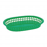 Kristallon Polypropylene Food Baskets Green (Pack of 6)