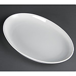 Olympia French Deep Oval Plates 365mm (Pack of 2)