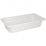 APS Float White Round Bowl 8in