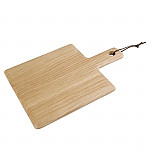 Olympia Oak Wood Handled Wooden Board Small 230mm