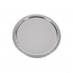 APS Stainless Steel Round Service Tray