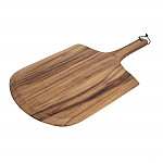 Small Rounded Acacia Presentation Board with Handle