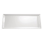 APS Pure Melamine Rectangular Tray White 650mm