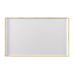 Churchill Melamine Stonecast Rectangular Buffet Tray 530x325mm (Pack of 2)