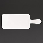Churchill Alchemy Buffet Handled Melamine Paddle Boards White 266mm