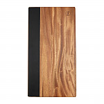 T&G Acacia Wood Cheese Board with Chalk Strip 300mm