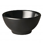 APS Pure Two Tone Bowl Melamine Black And White 250x 250mm