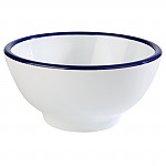 APS Pure Bowl White And Blue 200(D) x 105(H) 1.25Ltr (B2B)