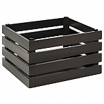 APS Superbox Coated Wooden Crate Black 350 x 290mm
