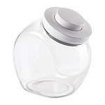 Olympia Ribbed Glass Storage Jar 900ml (Pack of 6)