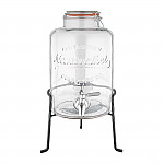 Olympia Nantucket Style Drink Dispenser with Wire Stand 8.5Ltr