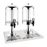 Olympia Double Juice Dispenser with Drip Tray