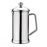 Olympia Polished Stainless Steel Cafetiere 8 Cup