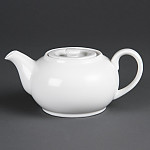 Olympia Whiteware Teapots 426ml (Pack of 4)