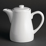Olympia Whiteware Coffee Pots 310ml (Pack of 4)