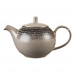 Churchill Studio Prints Homespun Charcoal Black Teapot 426ml (Pack of 4)