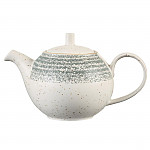 Churchill Studio Prints Homespun Stone Grey Teapot 426ml (Pack of 4)