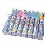 Securit 15mm Liquid Chalk Pens White (Pack of 8)