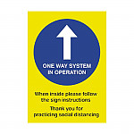 One Way System In Operation Poster A4