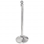 Bolero Stainless Steel Ball Top Barrier Post