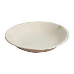 Fiesta Green Biodegradable Deep Palm Leaf Plates Round 175mm (Pack of 100)