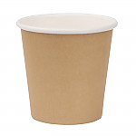 Fiesta Disposable Espresso Cups Single Wall Kraft 112ml / 4oz