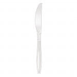 Fiesta Heavy Duty Disposable Plastic Knives Clear (Pack of 100)