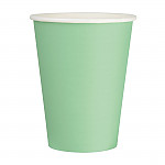 Fiesta Single Wall Takeaway Coffee Cups Turquoise 340ml / 12oz