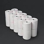 Fiesta Non-Thermal 2ply White and Pink Till Roll 76 x 71mm (Pack of 20)