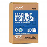 PVA Hygiene Machine Dishwash Detergent Soluble Sachets (50 Sachets)