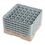 Cambro Camrack Beige 36 Compartments Max Glass Height 257mm