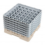 Cambro Camrack Beige 36 Compartments Max Glass Height 298mm