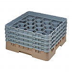 Cambro Camrack Beige 20 Compartments Max Glass Height 215mm