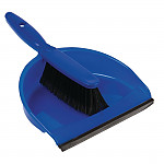 Jantex Soft Dustpan and Brush Set Blue
