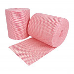 EcoTech Envirowipe Antibacterial Compostable Cleaning Cloths Red (Roll of 2 x 250)