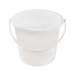Jantex Round Plastic Bucket White 10Ltr