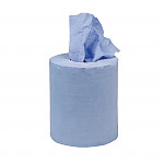Jantex Blue Mini Centrefeed Rolls 1ply (Pack of 12)